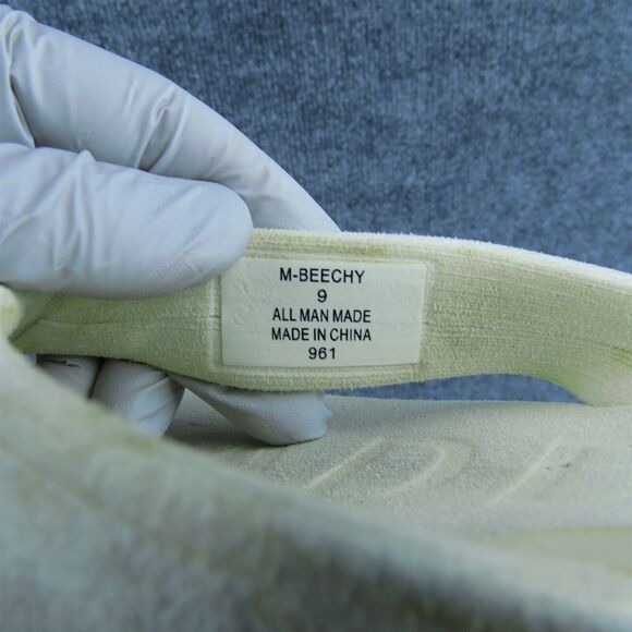 Madden Beachy Men Flip Flop‎ Sandals Off White Synthetic Slip On Size 9 Medium - Picture 7 of 10